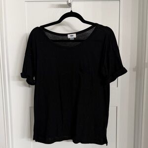 Old Navy Black Short Sleeve Tee